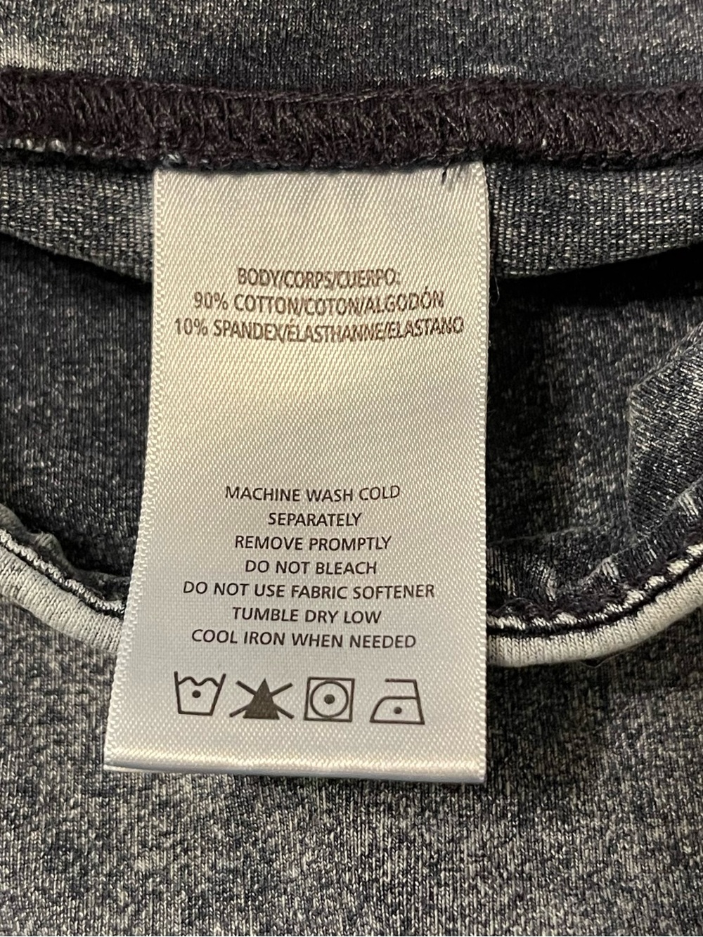 Marc New York Acid Wash Blue High-Rise Leggings - Picture 6 of 7